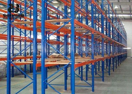 1000-4500kg/pallet Ağır Güçlü Depolama Rackı Çok Katmanlı Metal Depolama Rafı Birimleri
