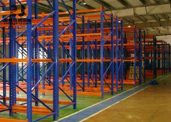 1000-4500kg/pallet Ağır Güçlü Depolama Rackı Çok Katmanlı Metal Depolama Rafı Birimleri