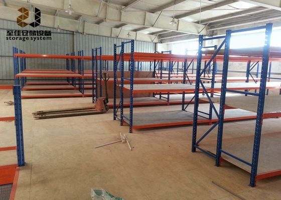 Güç kaplamalı ağır yük depolama rafı / depo palet rafı üreticileri