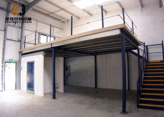 2 Katmanlı Bina Mezanin Zemini Ağır Hizmetli Çelik Mezanin Yapısı Metal