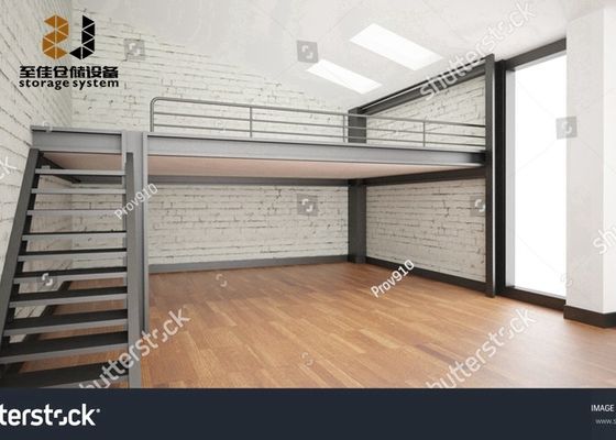 500kg-1500kg/sqm Metal Mezzanine Zemin Sistemleri Epoksi Tozla Kaplı Bitirme