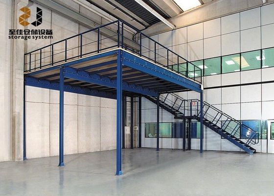 Endüstriyel Mezzanine Depo Rack Sistemi Palet Racking Mezzanine Zemin