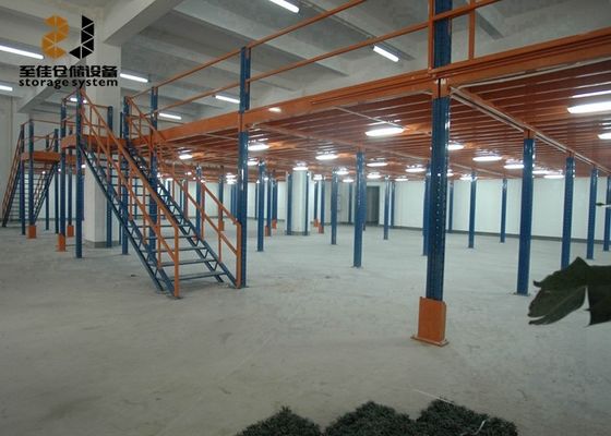Endüstriyel Mezzanine Depo Rack Sistemi Palet Racking Mezzanine Zemin