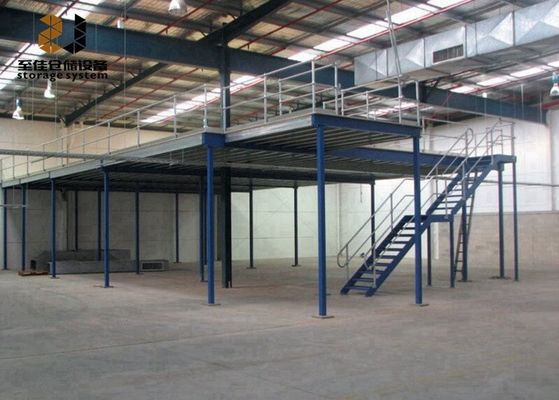 2 Katmanlı Mezzanine Palet Rack Depolama Mezzanine Zemin Sistemleri