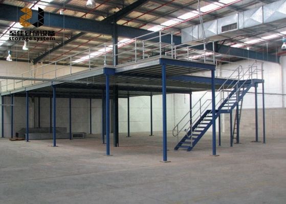 Çelik Q235 / 245 Endüstriyel Mezzanine Zeminleri Epoksi Tozla Kaplı
