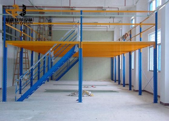 500kg-1500kg/sqm Metal Mezzanine Sistemleri, Depolama Mezzanine Zemin Depo Sistemi