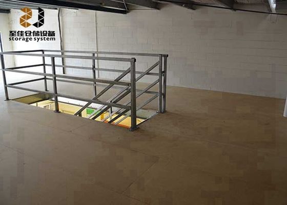 Çelik Depolama Mezzanine Platformları / Palet Rack Desteklenen Mezzanine