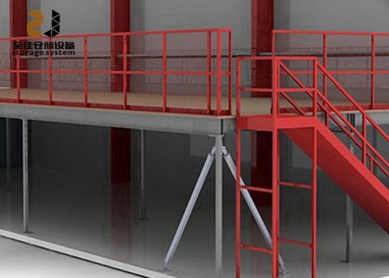 Özel Endüstriyel Mezzanine Zeminleri 500kg/sqm-1500kg/sqm Ofis Mezzanine Yapıları