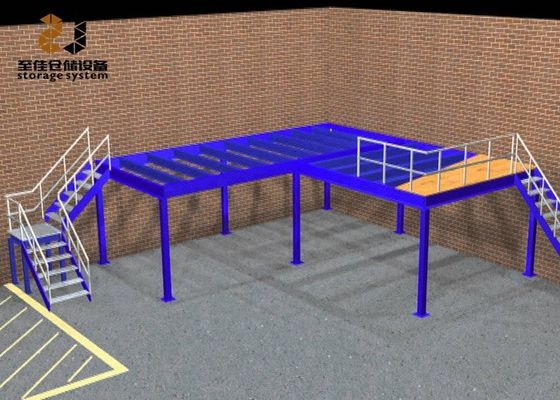 Özel Endüstriyel Mezzanine Zeminleri 500kg/sqm-1500kg/sqm Ofis Mezzanine Yapıları