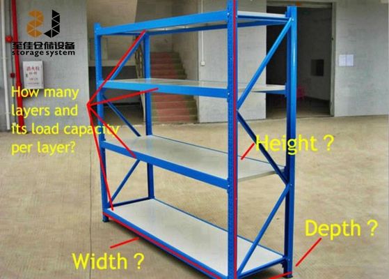 200-500kg/seviye Depo Pallet Rafları Çok Seviye Orta Görevli Pallet Rafları