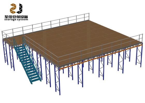 500kg - 4000kg/Sqm Yapısal Rack Desteklenen Mezzanine Zeminleri ODM &amp; OEM