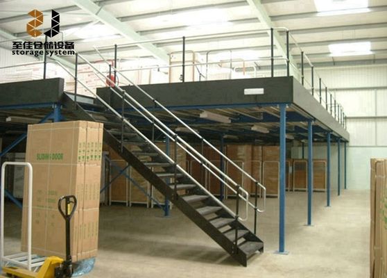Galvanizli Depo Mezzanine Zeminleri Malzeme İşleme için 500kg/sqm-1500kg/sqm