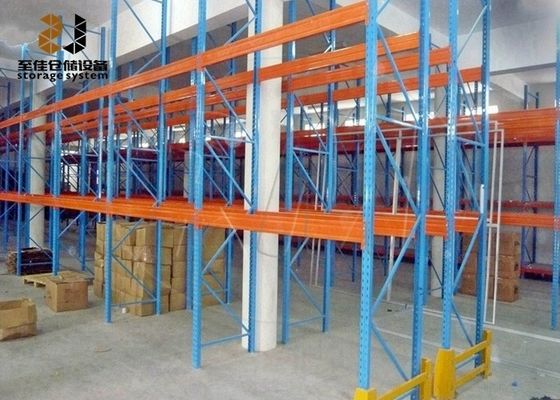 Epoksi Tozla Kaplı Galvanize Hızlı Palet Rack Rafı / Depo Depo Rafı