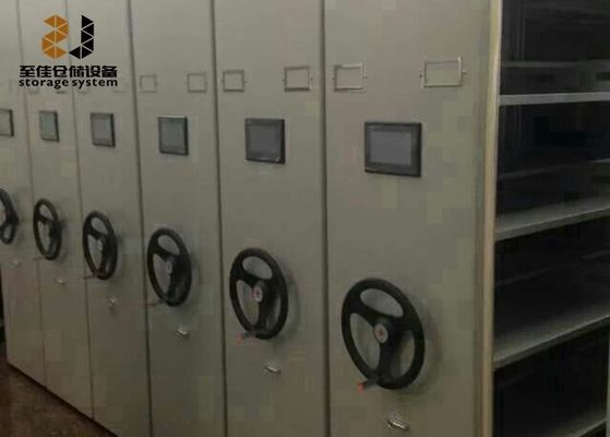 Güvenlik kilidi 6 katmanlı yüksek yoğunluklu mobil depolama sistemleri ofis / banka için