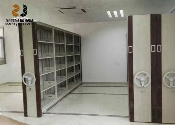 Barut kaplama dosya dolabı depolama sistemleri, güvenlik kilidli mobil kütüphane raf sistemleri