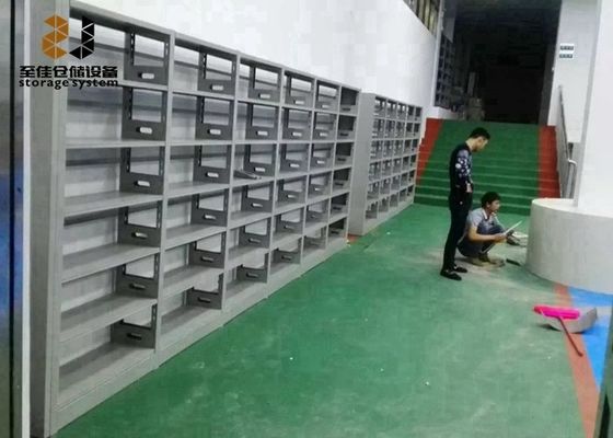 Toz kaplama kompakt raf sistemleri kolay monte yüksek yoğunluklu depolama raf sistemleri