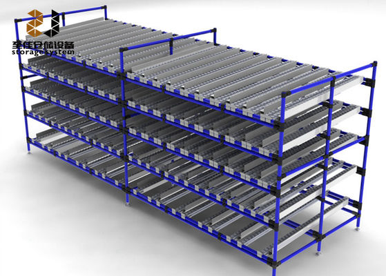 4 Katman Depo Metal Depolama Rackları Düzenlenebilir Çok Seviye Yüksek Verimlilik