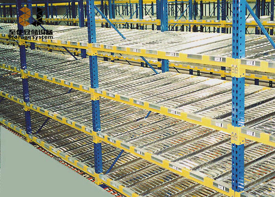 Kalıcı Q235 Endüstriyel Çelik Depolama Rackları En fazla 1500kg Uzunluk Özel