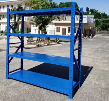 1800mm 2-8 Katman Dört Seviye Düzenlenebilir Kelebek Deliği Hafif Görevli Depo Rafa
