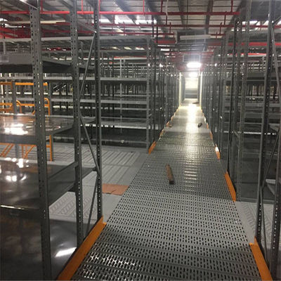 Çelik Endüstriyel Mezzanine Zeminleri Çeşitli Depolama Seçenekleri İçin Her Metrekareye 300-1000kg Yük